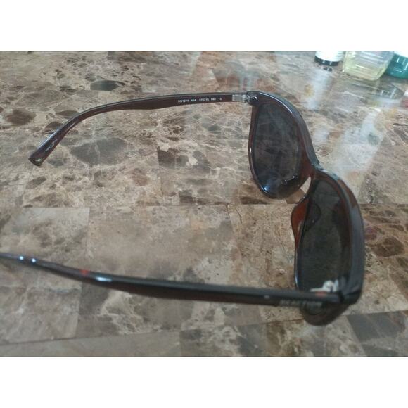 Kenneth Cole Reaction KC1274-48A Shiny Crystal Brown/ Smoke Lenses Sunglasses - Picture 5 of 8